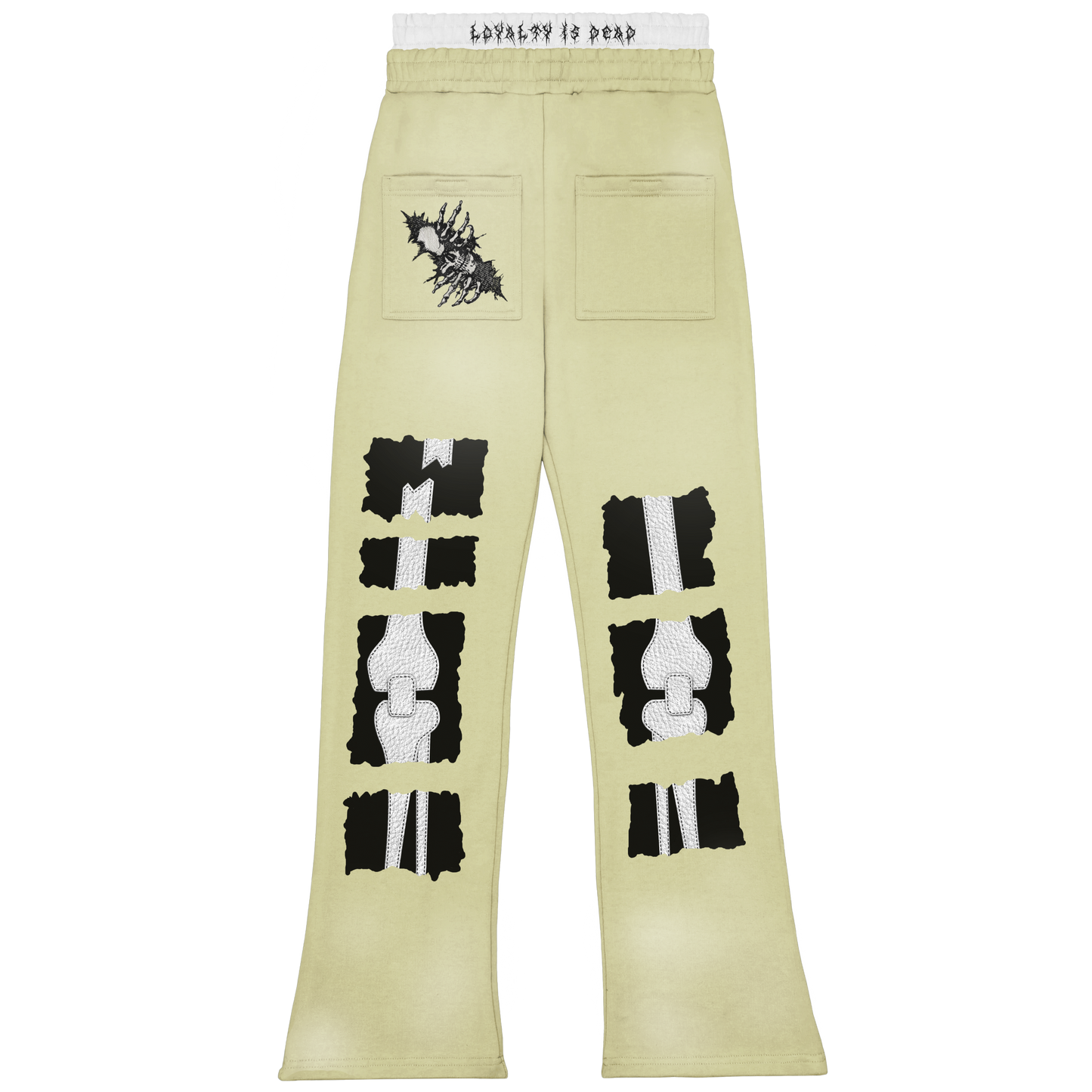 “Loyalty is Dead (V2 Cream) No. 005 (sweatpants)”
