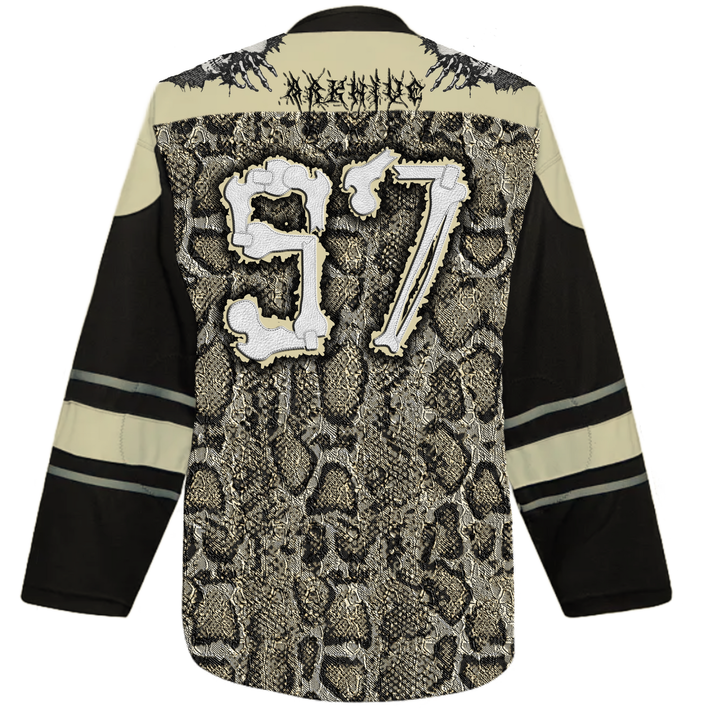 “Loyalty is Dead (V2 Cream) No. 006 (Sahara Snake Hockey Jersey)”