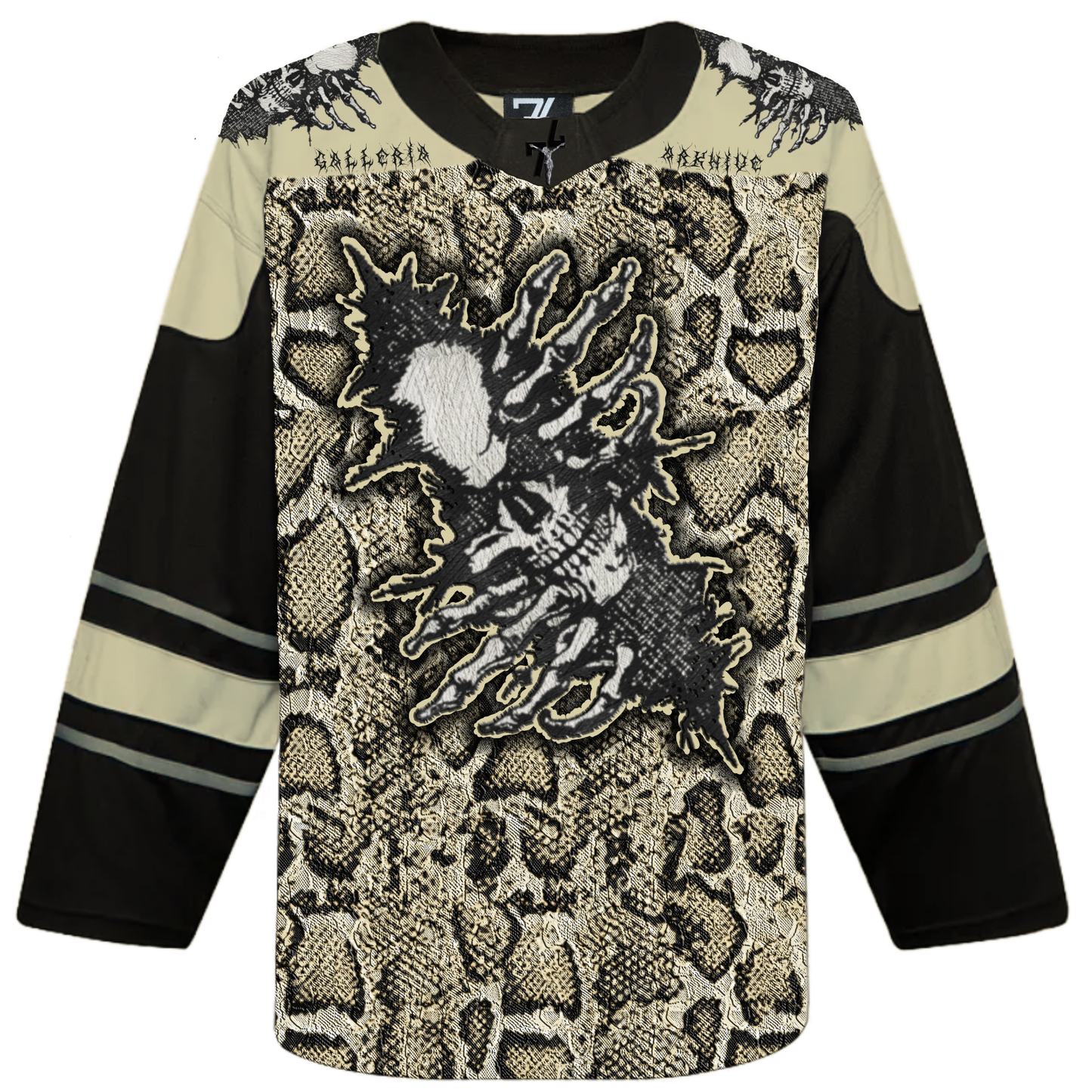 “Loyalty is Dead (V2 Cream) No. 006 (Sahara Snake Hockey Jersey)”