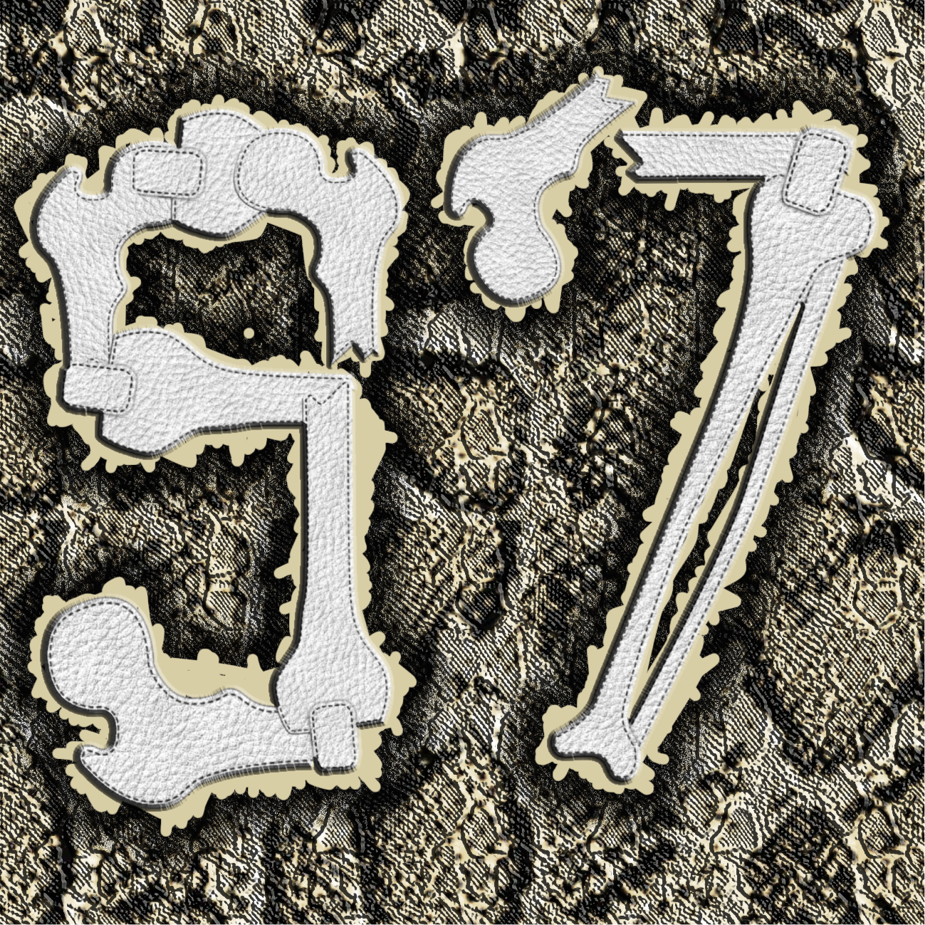 “Loyalty is Dead (V2 Cream) No. 006 (Sahara Snake Hockey Jersey)”