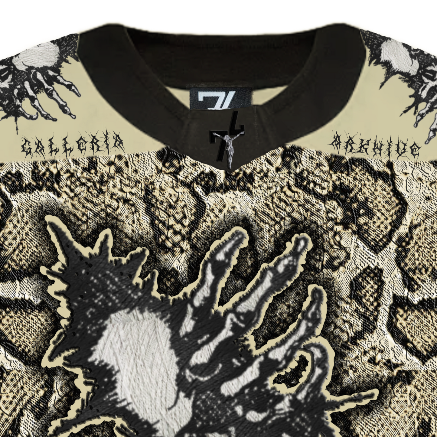 “Loyalty is Dead (V2 Cream) No. 006 (Sahara Snake Hockey Jersey)”