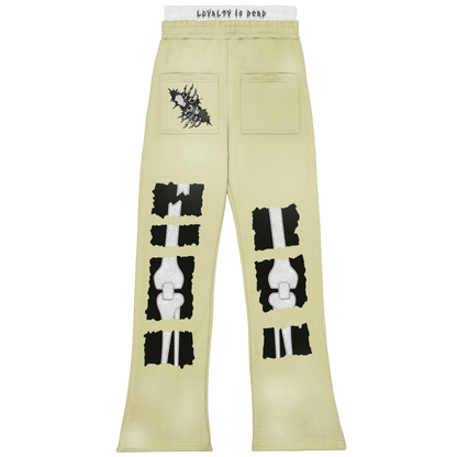 “Loyalty is Dead (V2 Cream) No. 005 (sweatpants)”