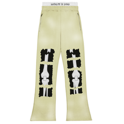 “Loyalty is Dead (V2 Cream) No. 005 (sweatpants)”