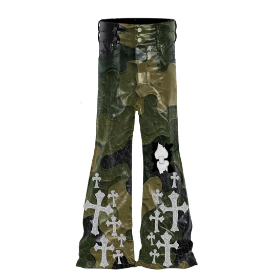 Artifact No. 011 — “KVMO GUERRILLA WVRFARE Double Waisted Butcher” Leather Pigskin